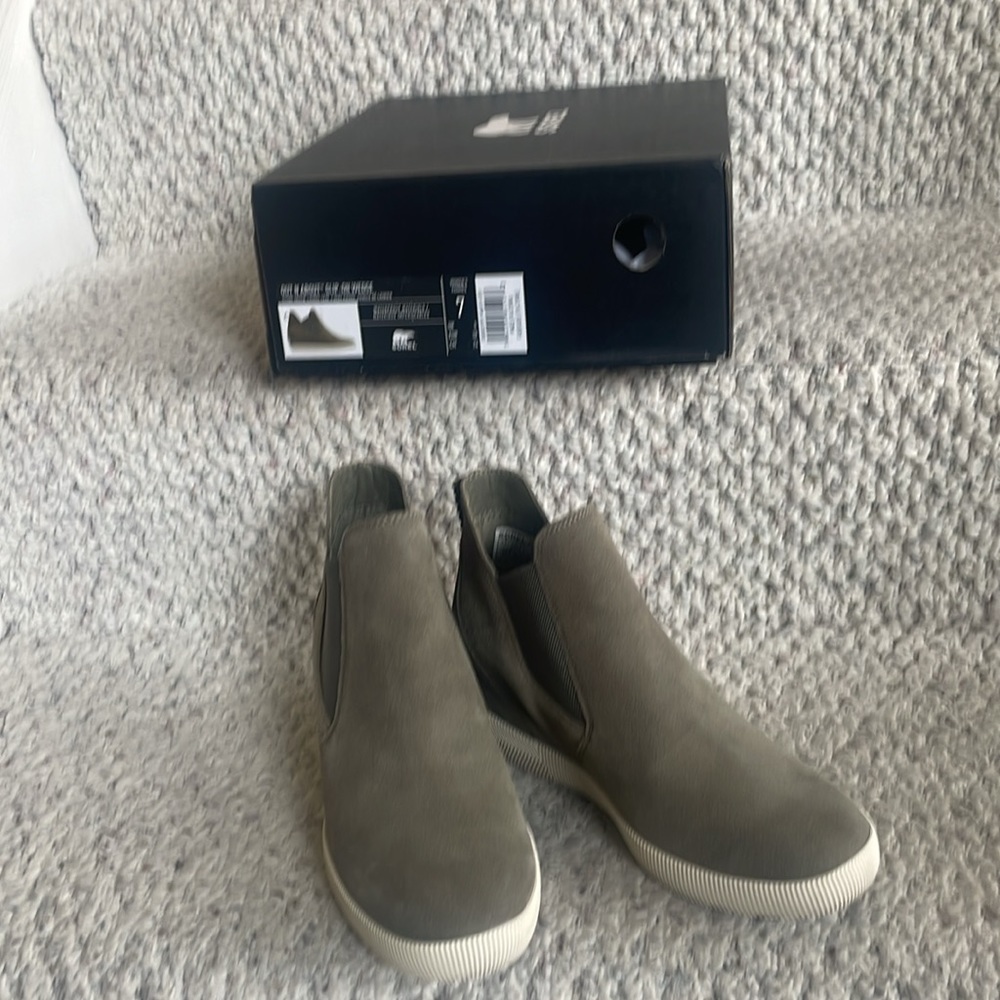 Women’s Sorel Out N’ About Slip on Wedge Bootie, New Size 7 - Picture 5 of 9